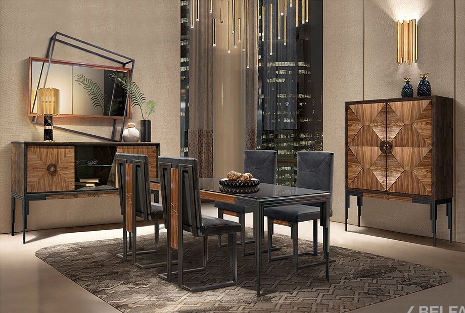 Тумба "Black" 3 (с нишей) массив дуба, металл 3