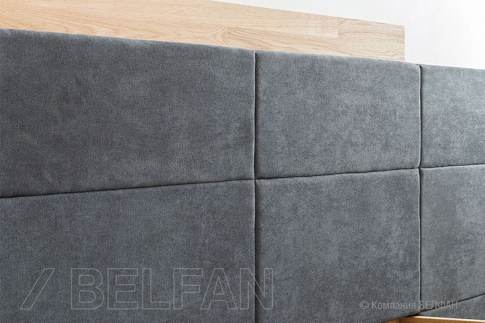 Кровать "Etna" массив дуба, металл 3