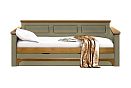 Кровать-диван под два матраса "Brianson"; с настилом, без матраса; *ИД 5332; (900х2000); корсика+дуб