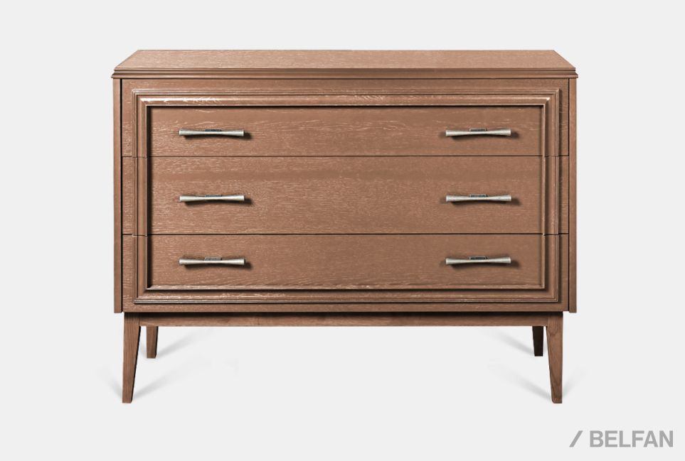 Комод "Сакраменто" массив и шпон дуба, МДФ 1