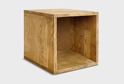 Модуль для стеллажей открытых "Cube Design"; *КМ-009.200; бейц-масло