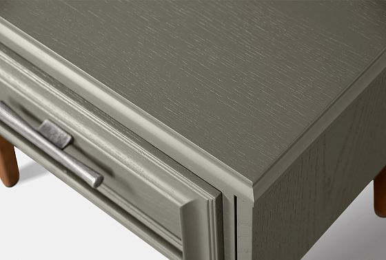 Тумба прикроватная "Сакраменто" массив и шпон дуба, МДФ 3