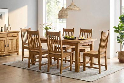 Стол обеденный "Gordes"; *ВМФ-6305.2; лак с патиной