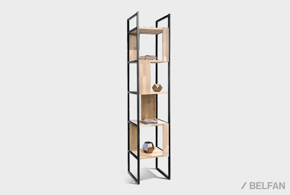 Стеллаж "Art Collection" 430 массив дуба, металл 1