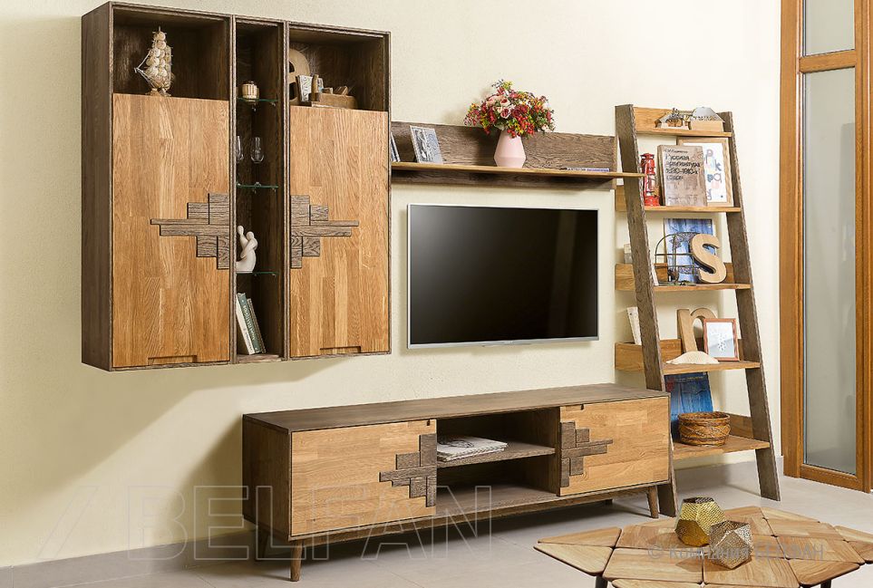 Стеллаж "Irving Design" массив дуба 6