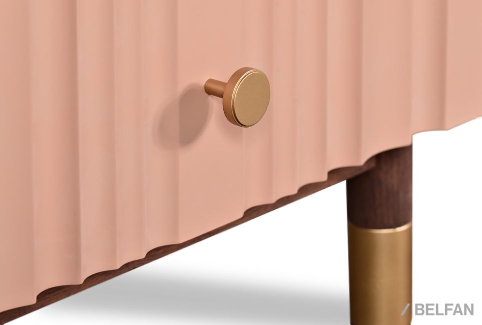 Тумба прикроватная "Меридиан" массив дуба, МДФ 2