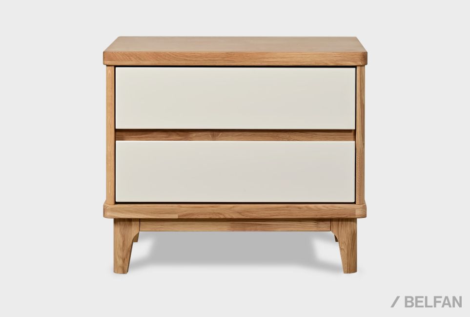 Тумба прикроватная "Wallstreet" массив дуба, МДФ 2