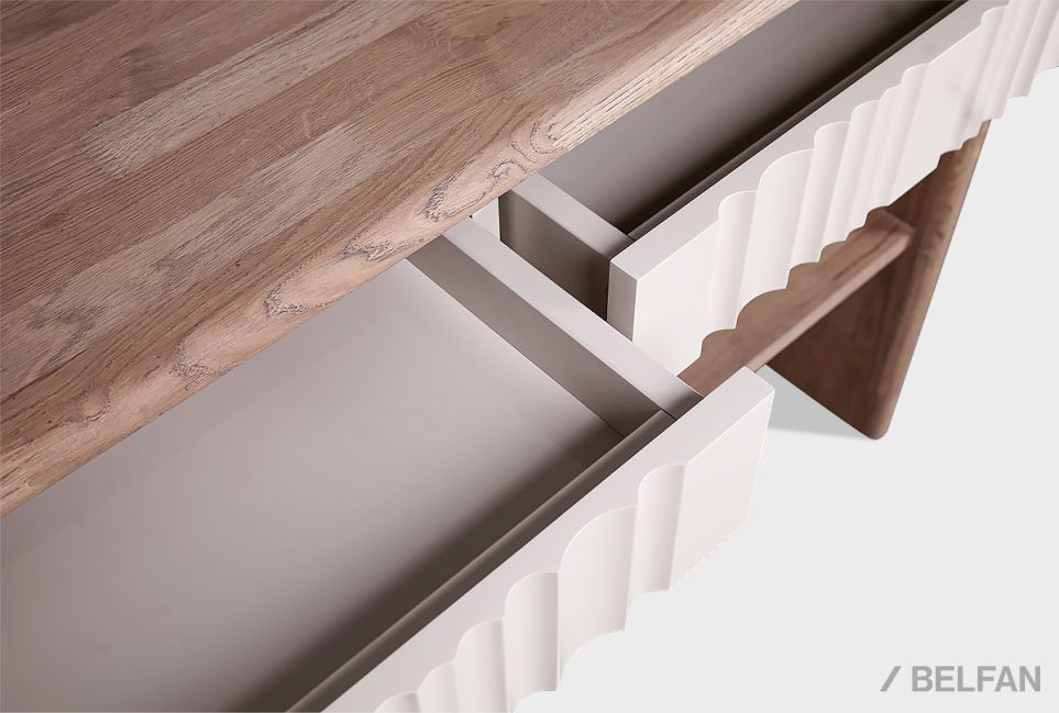 Стол-консоль "Меридиан" массив дуба, МДФ 7