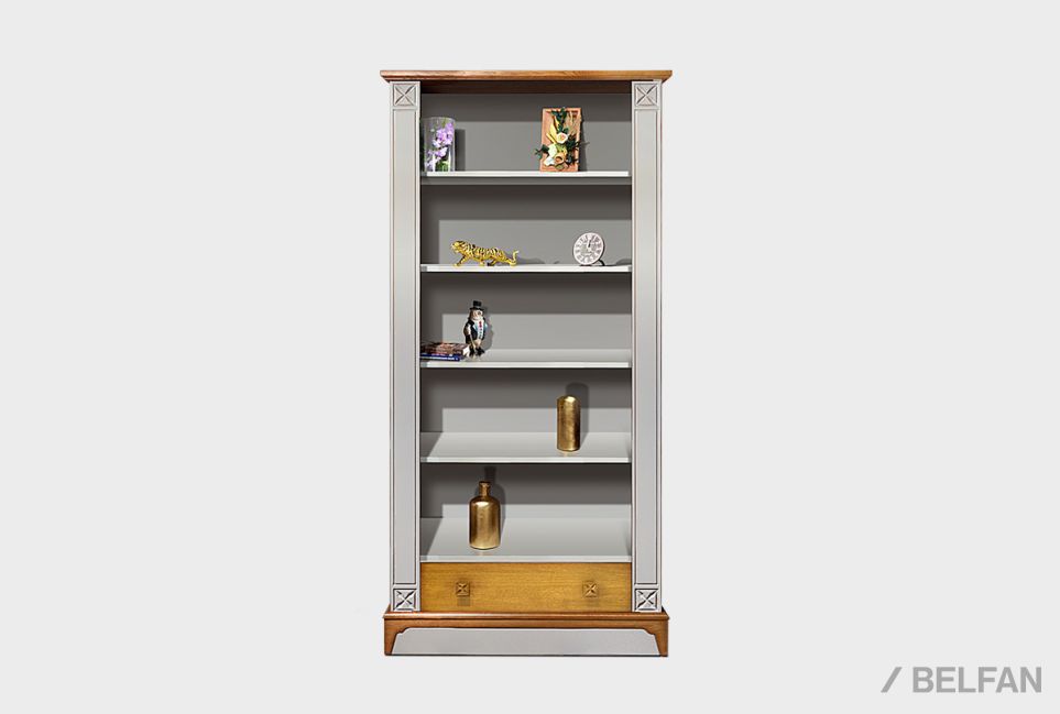 Стеллаж "Brianson" массив и шпон дуба, МДФ 2