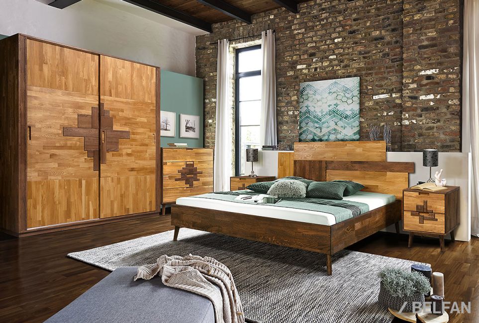 Кровать "Irving Design" массив дуба 3