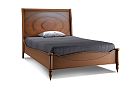 Кровать "Офелия" (низкое изножье); без основания, без матраса; (1200x2000); мёд с темной патиной