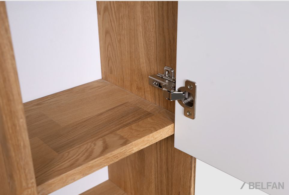 Шкаф навесной "Wallstreet" (правый) массив дуба, МДФ 3