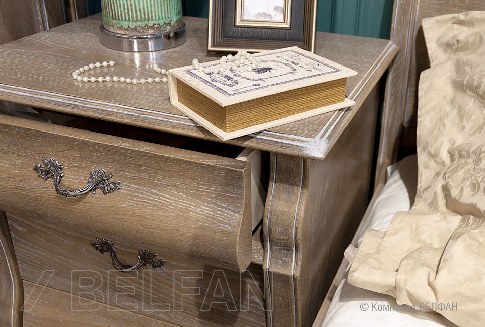 Тумба прикроватная "Оскар" массив и шпон дуба 3