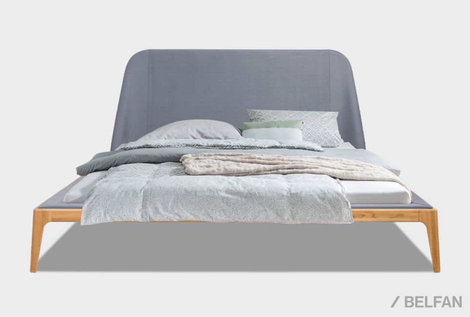 Кровать "Bergamo" (мягкое изголовье) массив дуба 2