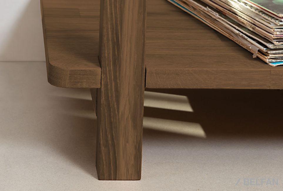 Стеллаж "Art Collection" 2 массив дуба 4