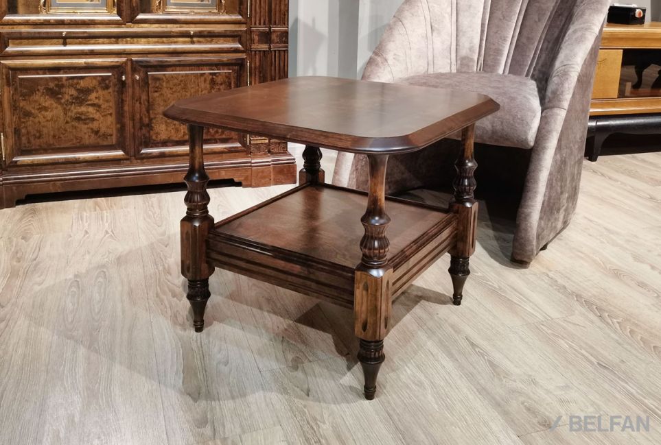 Стол журнальный "Престиж" 21 массив и шпон берёзы 2