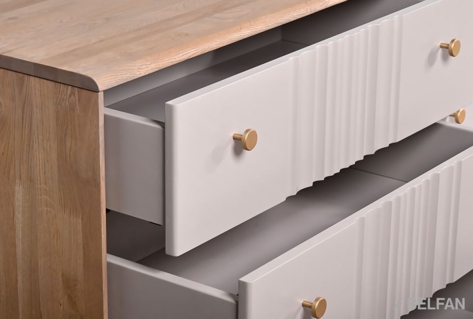 Комод "Меридиан" 6 массив дуба, МДФ 4