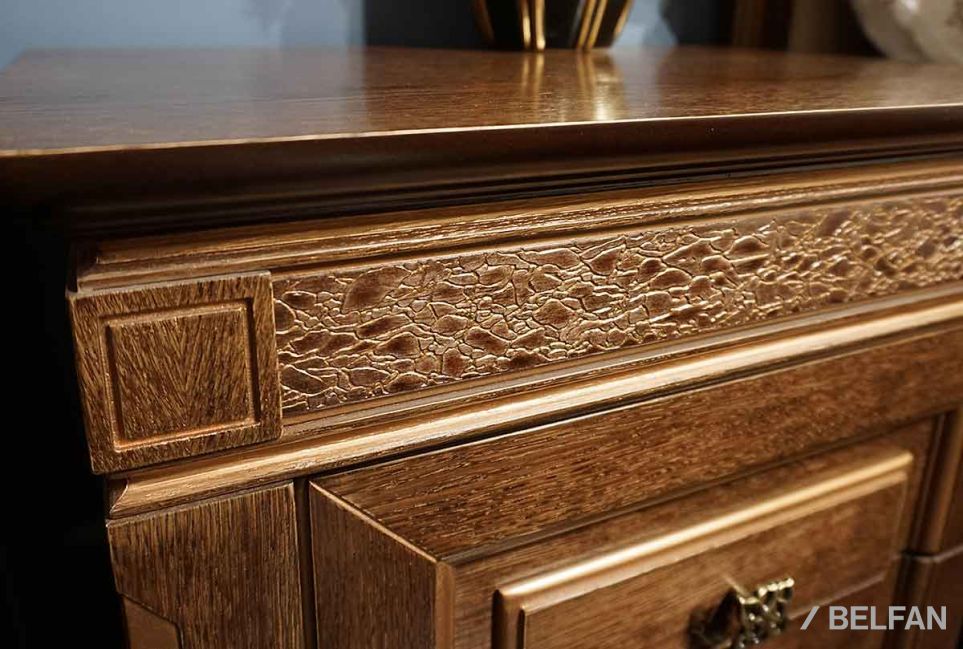 Тумба прикроватная "Сиена" массив и шпон дуба, МДФ 2