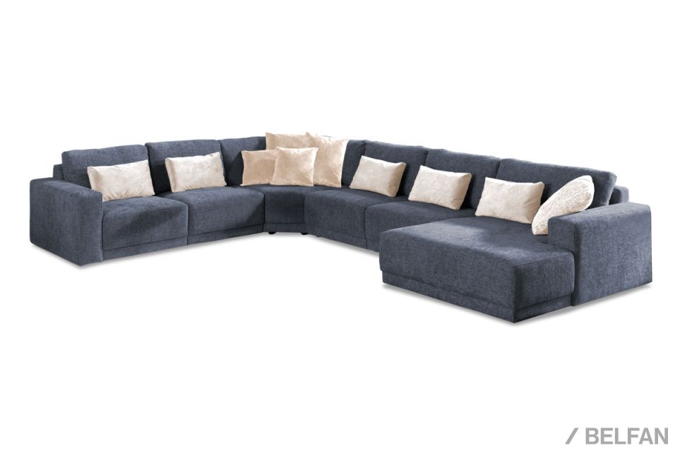 "Lucca" диван угловой с оттоманкой 1