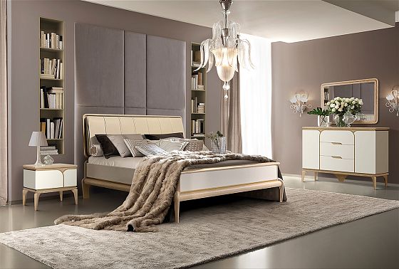 Тумба "Алекса" 3 (с ящиками) массив и шпон дуба, МДФ 12