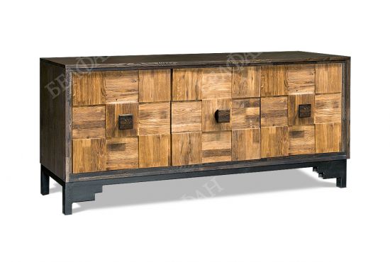 Tumba Cube Design 3 Mebel Iz Massiva Duba Dlya Gostinoj V Stile Loft