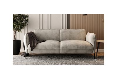 "Alex" диван 3-х местный; раскл.; 3М; "Тик-так" (2000x1500); металл черный; Sharli 04 (гр.1/БК)