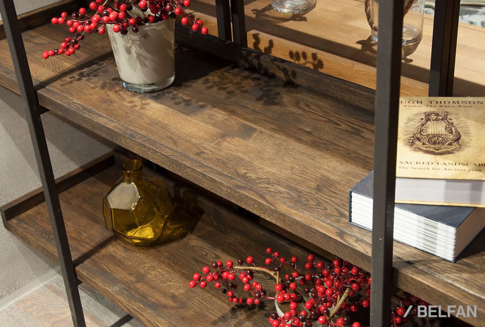 Стеллаж открытый "Куб Дизайн" 3 массив дуба 2