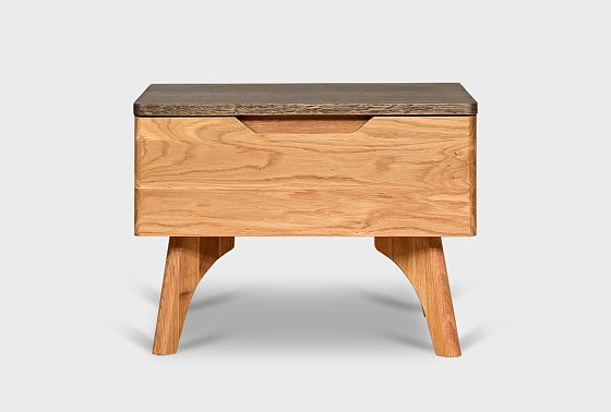 Тумба прикроватная "Elva" B-1 массив и шпон дуба 12