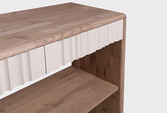 Стол-консоль "Меридиан" массив дуба, МДФ 3