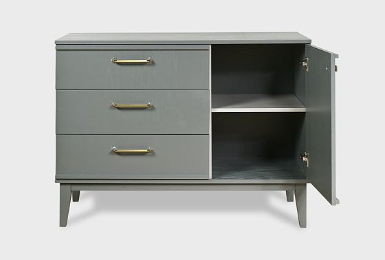 Комод "Чикаго" (3 ящика) массив и шпон дуба 11