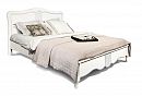 Кровать "Katrin" (низкое изножье); без основания, без матраса; (1400х2000); альба с серебряной патиной