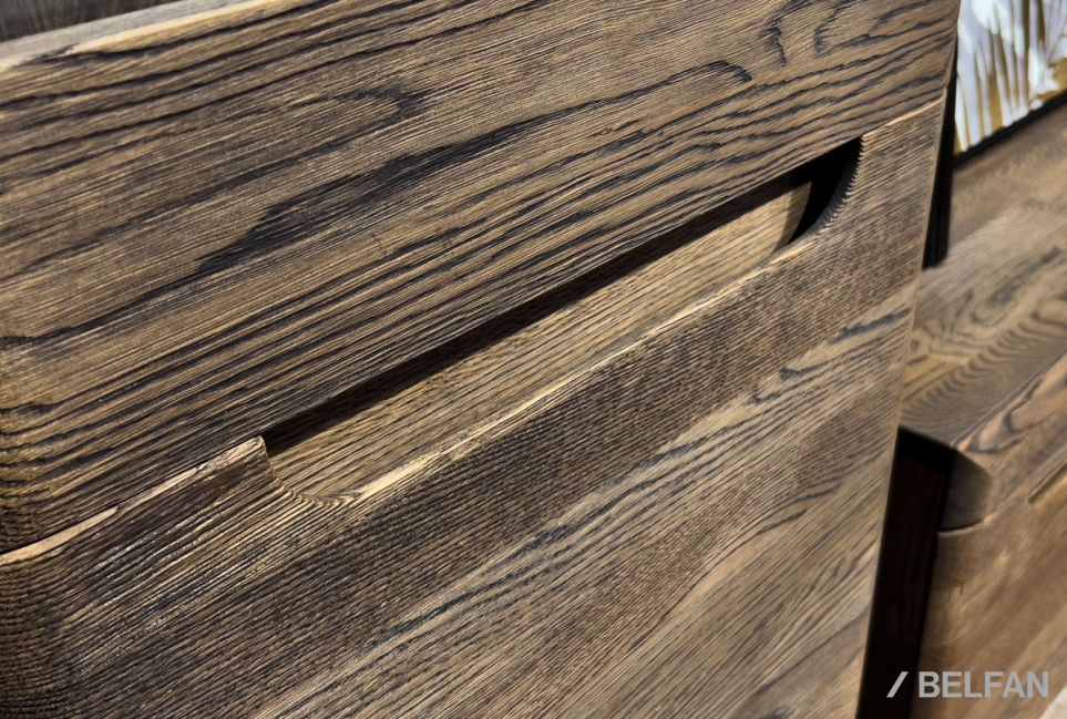 Витрина 1-но дверная "Bremen" (левая) массив дуба 7