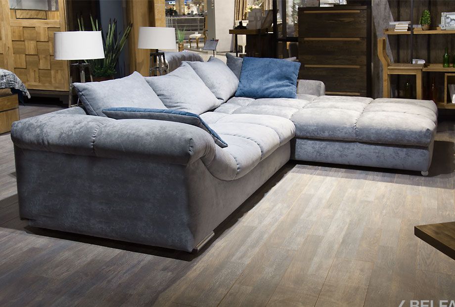 "Лаунж" диван с оттоманкой 3