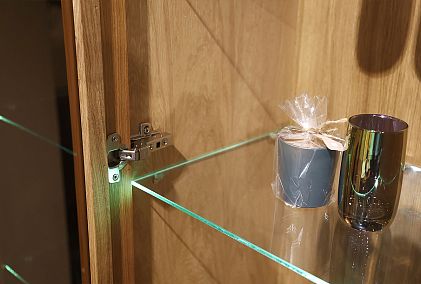 Шкаф с витриной комбинированный "Берген"