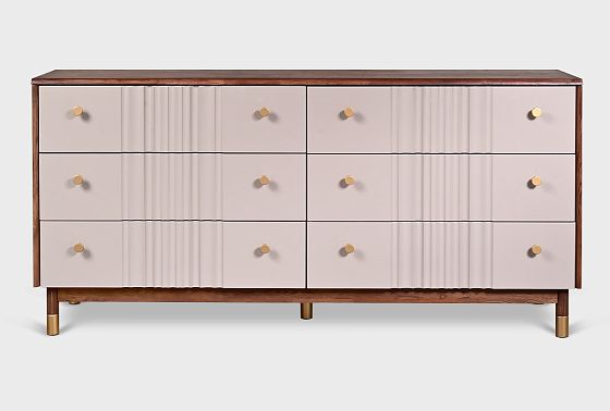 Комод "Меридиан" 6 массив дуба, МДФ 2