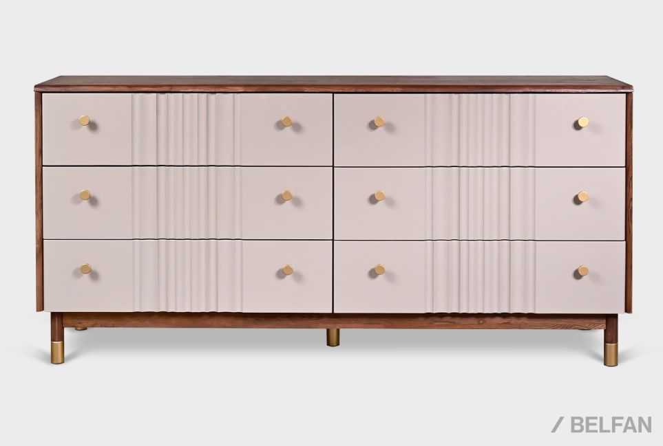 Комод "Меридиан" 6 массив дуба, МДФ 2