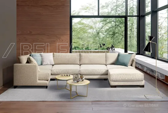 ЛЕФОРМ диван угловой с пуфом #5