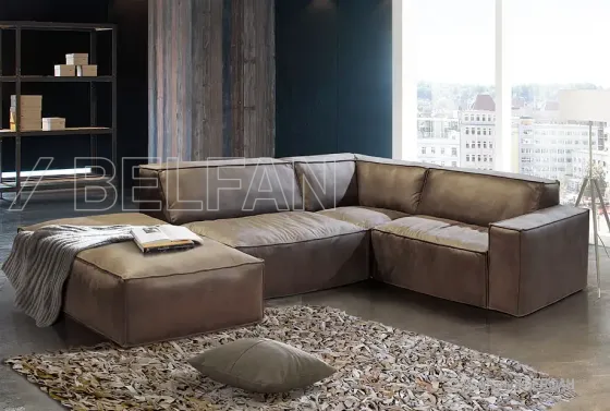 БРИК диван угловой с пуфом #1