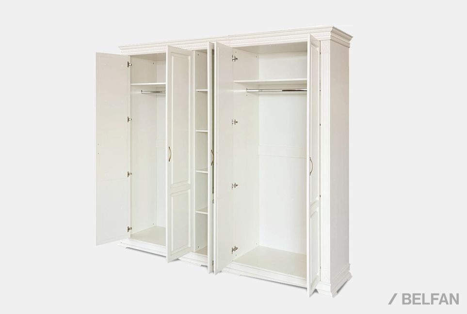 Шкаф 5-ти дверный "Верди Люкс" массив и шпон дуба 2