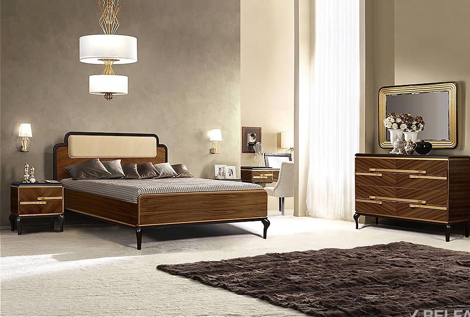 Кровать "Мадлен" массив и шпон дуба 2