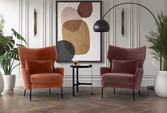 Стол журнальный "Collin" (круглый) малый массив и шпон дуба, МДФ 2