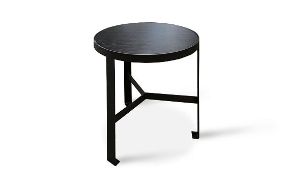 Стол журнальный "Collin" (круглый) малый массив и шпон дуба, МДФ 2