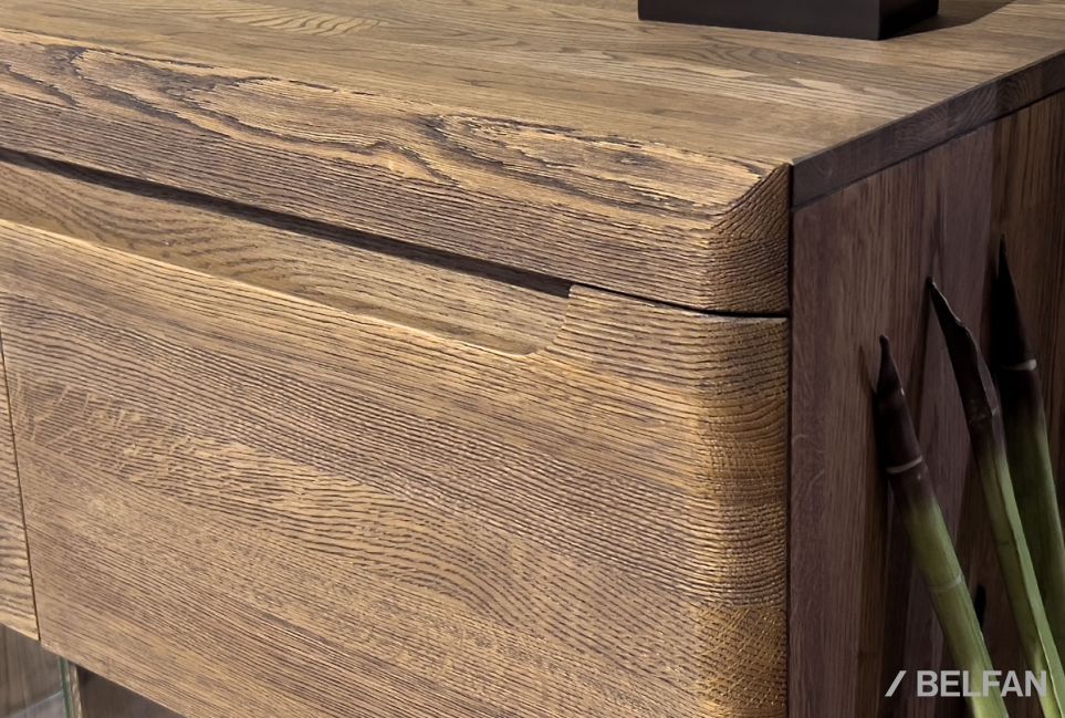 Витрина 1-но дверная "Bremen" (левая) массив дуба 5