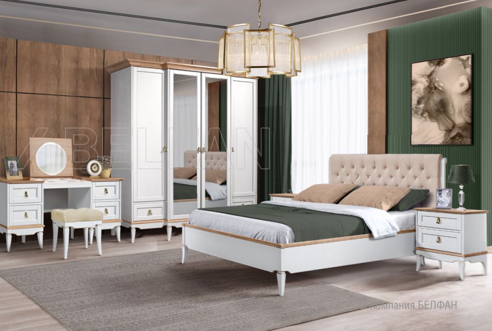 Стол туалетный "Стюарт" (2 тумбы) массив и шпон дуба 2