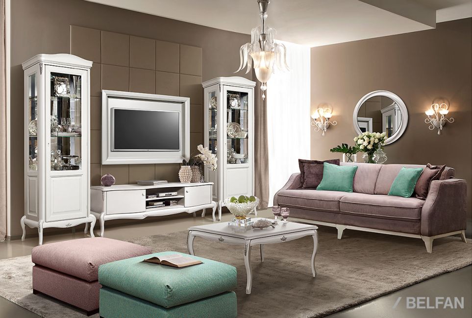 Зеркало  "Fleuron" (круглое) МДФ 3