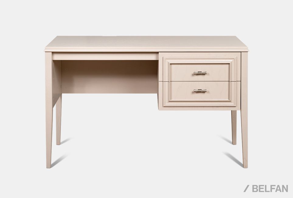 Стол письменный "Сакраменто" (1 тумба справа) массив и шпон дуба, МДФ 1