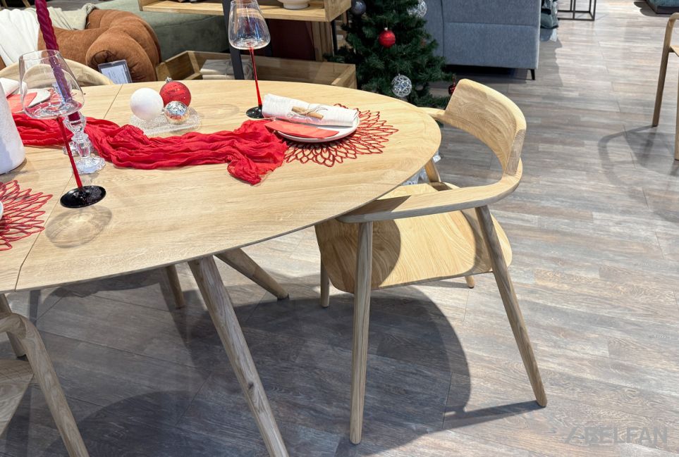 Стол обеденный "Кармен" (раскладной) массив дуба 5