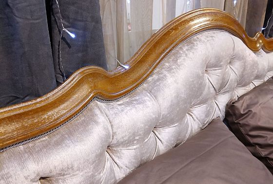 Кровать комбинированная "Трио" массив и шпон дуба 7