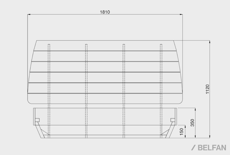 Кровать "Wallstreet" (комбинированная) массив дуба, МДФ 7
