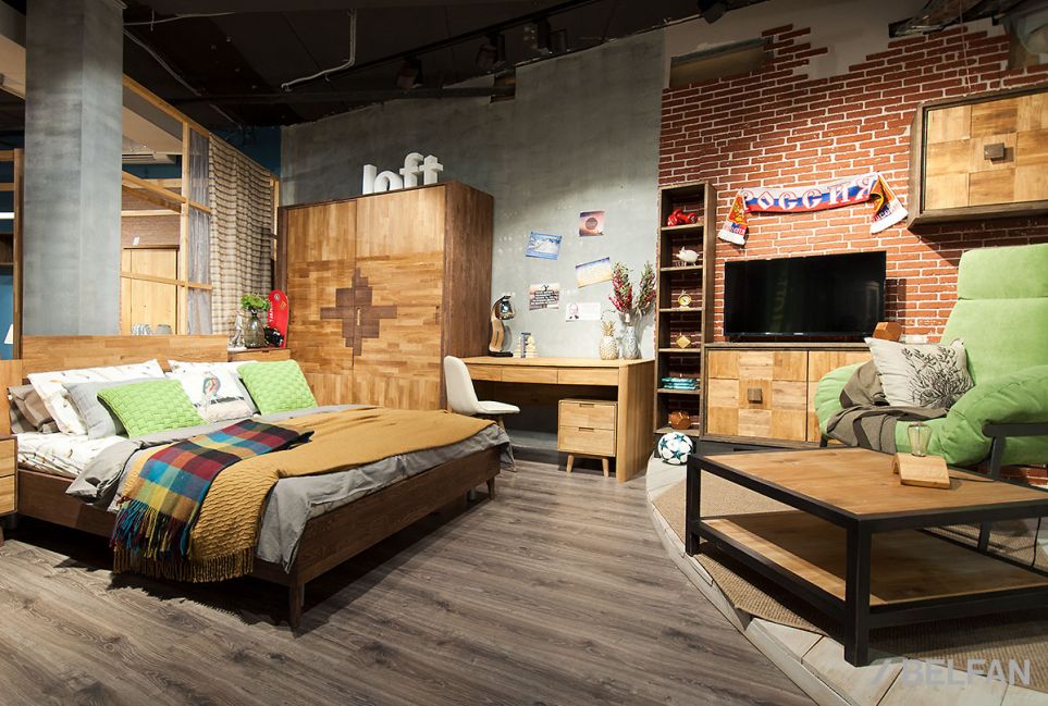 Кровать "Irving Design" массив дуба 5